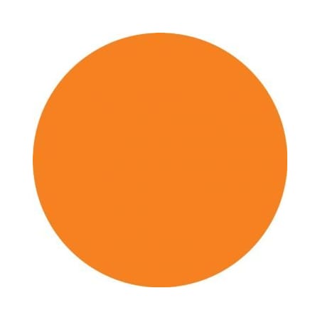 Accuform MAGNETIC SHAPES  CIRCLES 2 in COLOR MRB416MGOR MRB416MGOR